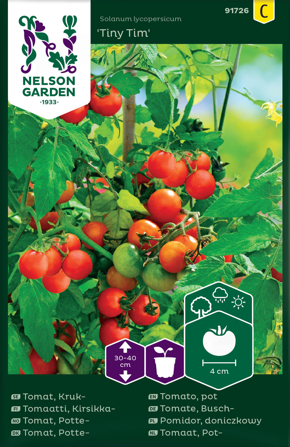 Körsbärstomat "Tiny Tim"